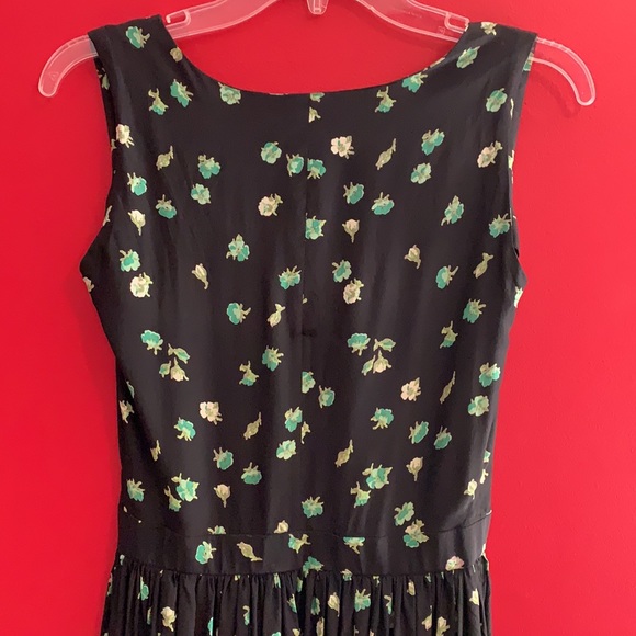 Vintage Boho Cottage Core Maxi Dress French - Picture 6 of 10